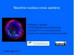 Neutrino-nucleus cross sections - slide 1