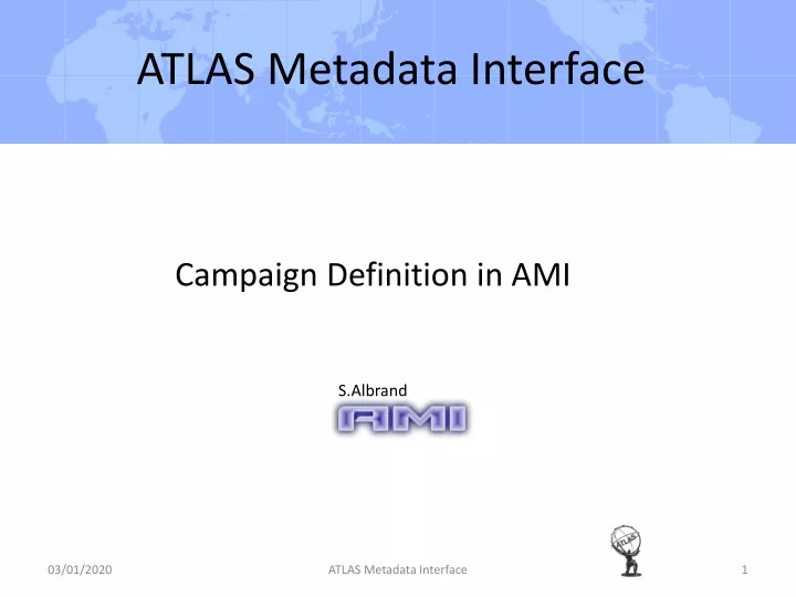 atlas metadata interface