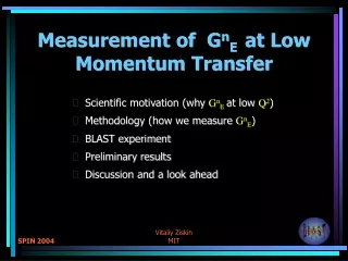 Measurement of  G n E   at Low Momentum Transfer