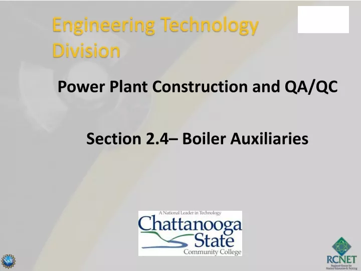 power plant construction and qa qc section 2 4 boiler auxiliaries