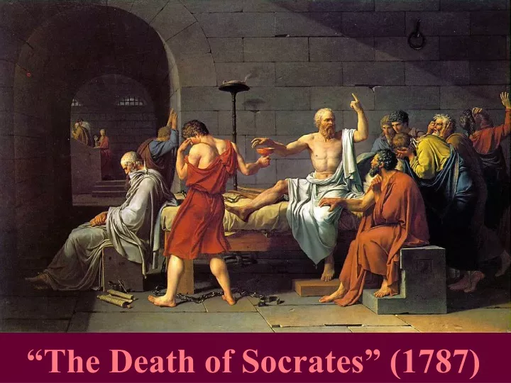 the death of socrates 1787