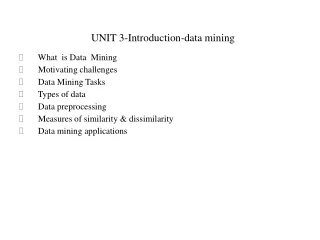 UNIT 3-Introduction-data mining