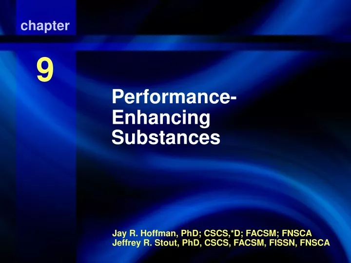 performance enhancing substances