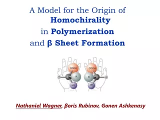 A Model for the Origin of  Homochirality in  Polymerization and  β  Sheet Formation