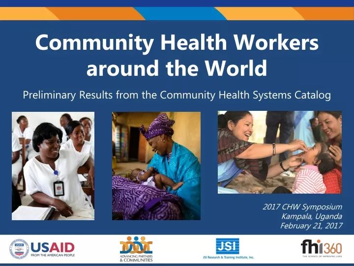 community health workers around the world
