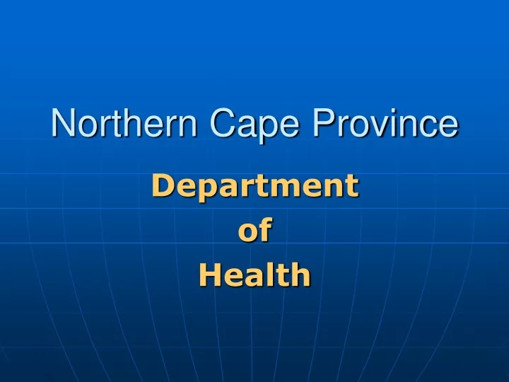 northern cape province