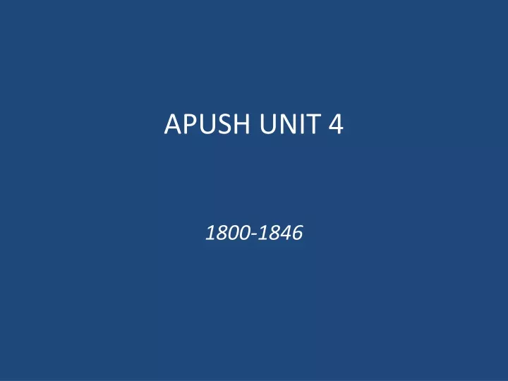 apush unit 4