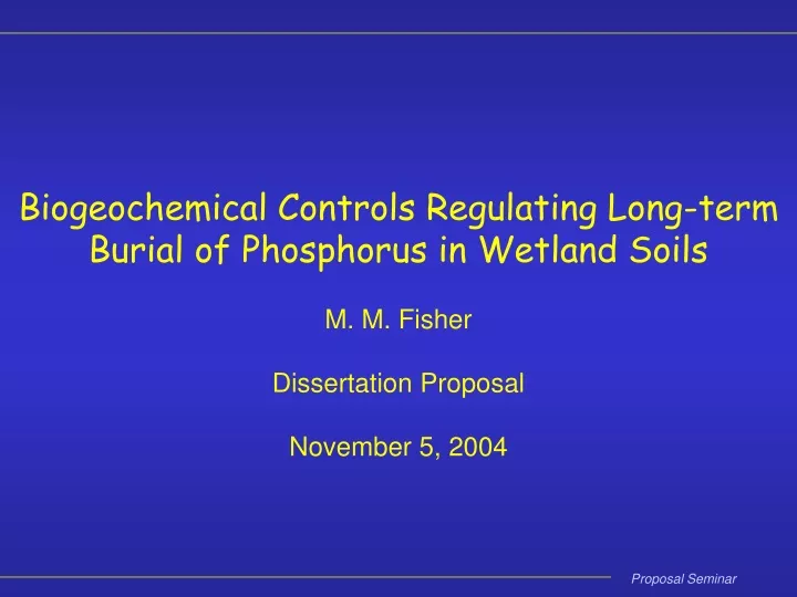 biogeochemical controls regulating long term