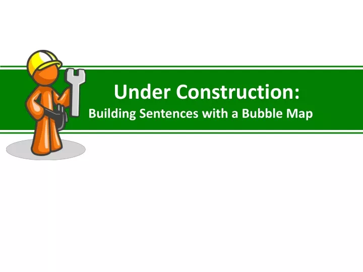 under construction building sentences with
