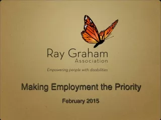 Making Employment the Priority