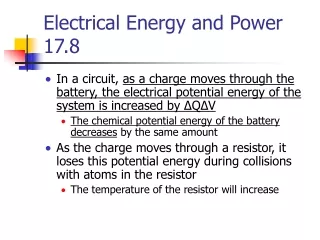 Electrical Energy and Power 17.8