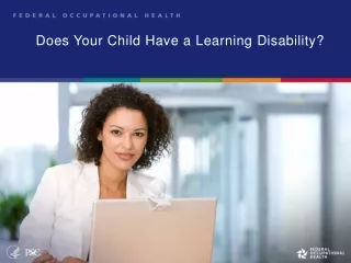 Does Your Child Have a Learning Disability?
