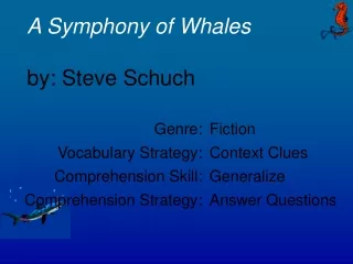 A Symphony of Whales by: Steve Schuch
