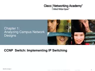 Chapter 1:  Analyzing Campus Network Designs