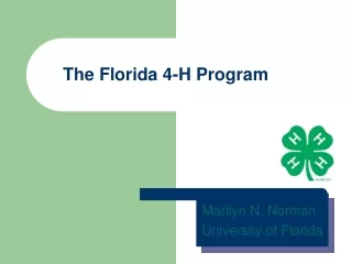 The Florida 4-H Program