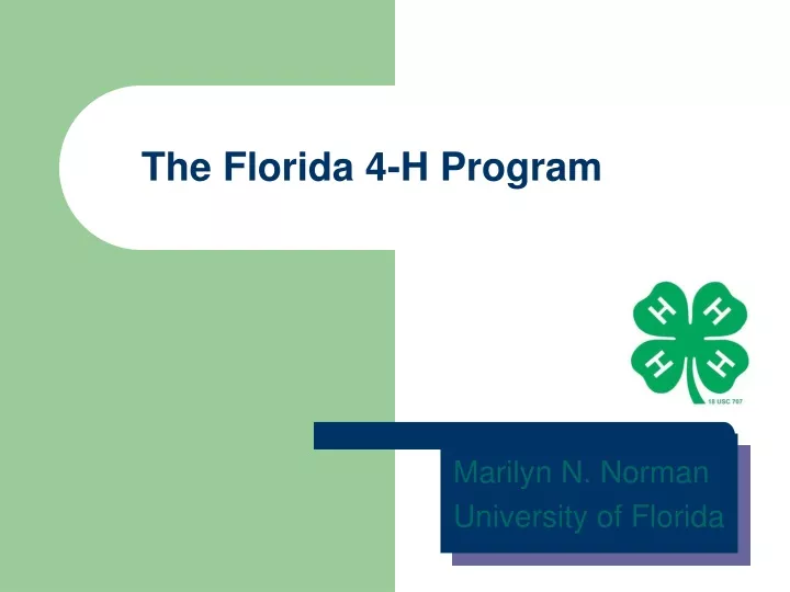 the florida 4 h program