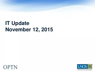 IT Update November 12, 2015