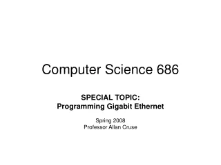 Computer Science 686