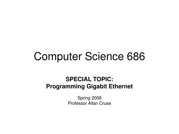 computer science 686