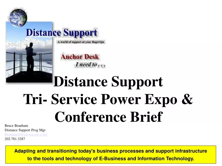distance support tri service power expo conference brief