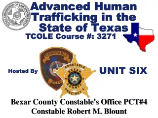 Advanced Human Trafficking in the State of Texas