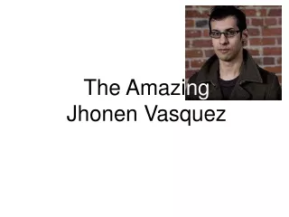 The Amazi ng Jhonen Vasquez