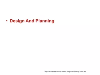 Design And Planning