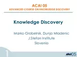 Knowledge Discovery - slide 1