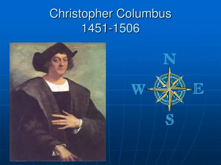 christopher columbus 1451 1506