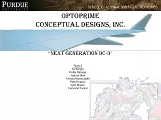 Optoprime Conceptual Designs, Inc. “Next Generation DC-3”