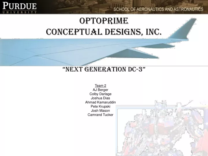optoprime conceptual designs inc next generation dc 3