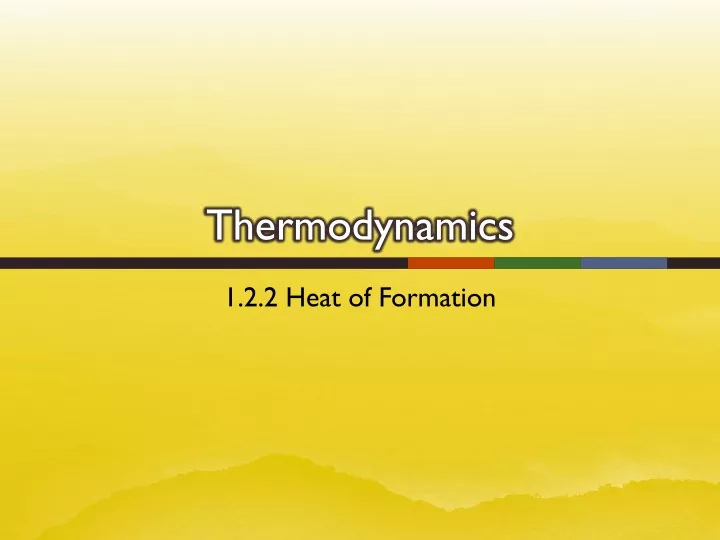 thermodynamics