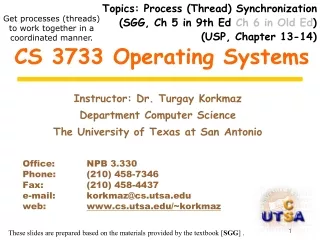 CS 3733 Operating Systems
