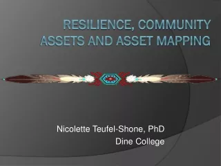 Resilience, Community Assets and Asset Mapping