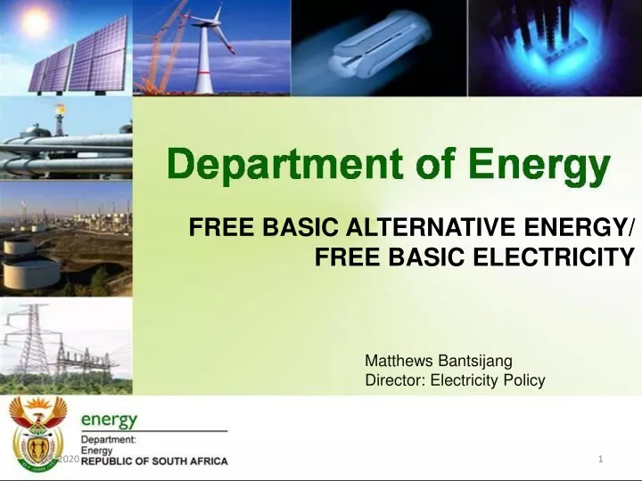 free basic alternative energy free basic
