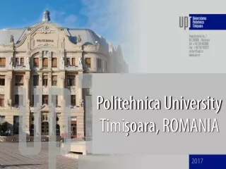 Politehnica University  of Timis oara