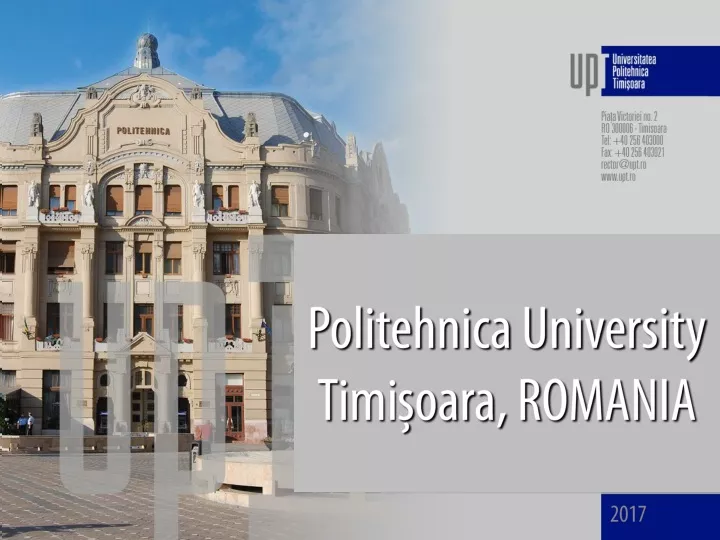 politehnica university timi oara romania