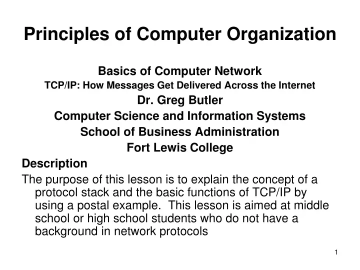 principles of computer organization