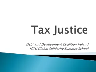 Tax Justice