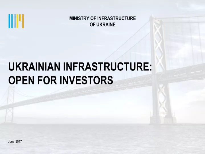 ministry of infrastructure of ukraine