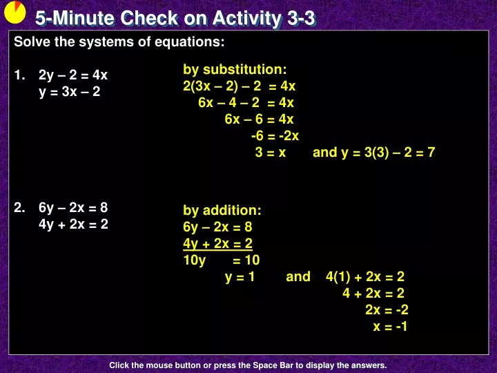 5 minute check on activity 3 3