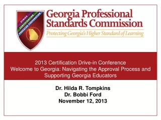 2013 Certification Drive-in Conference