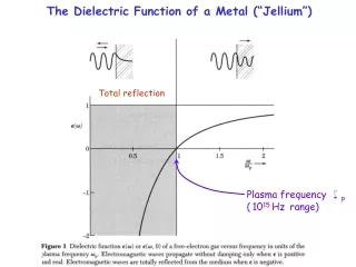 The Dielectric Function of a Metal (“Jellium”)