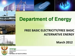 FREE BASIC ELECTRICITY/FREE BASIC ALTERNATIVE ENERGY March 2012