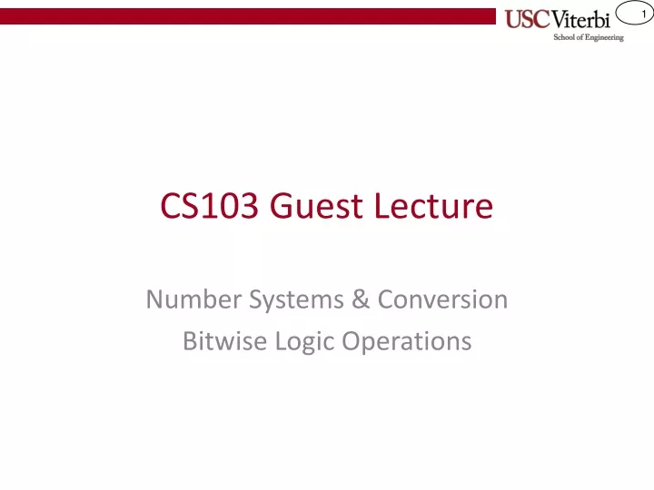 cs103 guest lecture