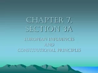 Chapter 7,  section 3a