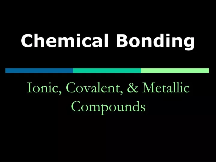 ionic covalent metallic compounds
