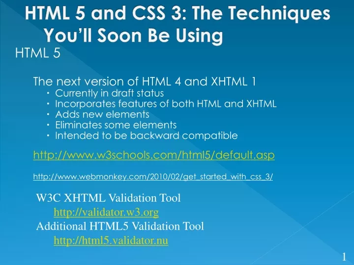 html 5 and css 3 the techniques you ll soon be using