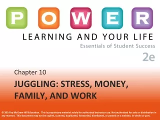 Juggling : Stress, Money,  Family,  and Work