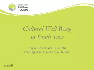 Cultural Well-Being  in South Savo